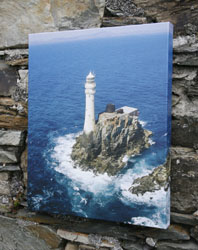 Fastnet lighthouse on canvas