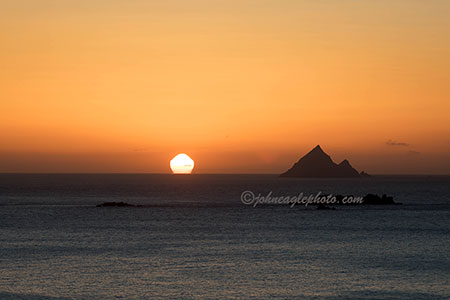 Blasket Island sunset 2